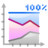 Actions office chart area percentage Icon